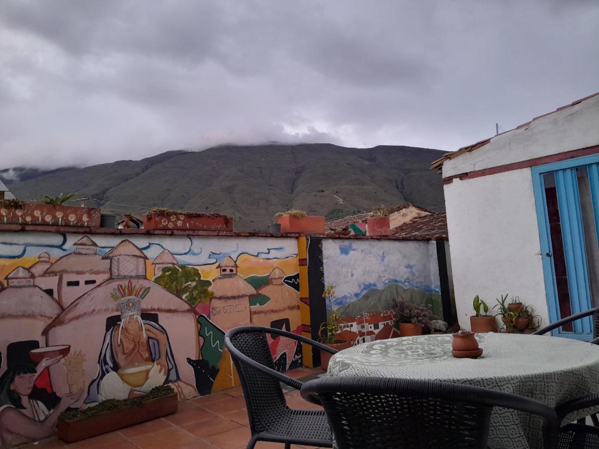 Alegria Hostel Villa de Leyva Buitenkant foto