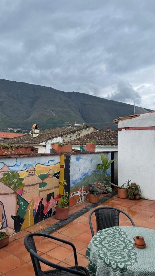Alegria Hostel Villa de Leyva Buitenkant foto