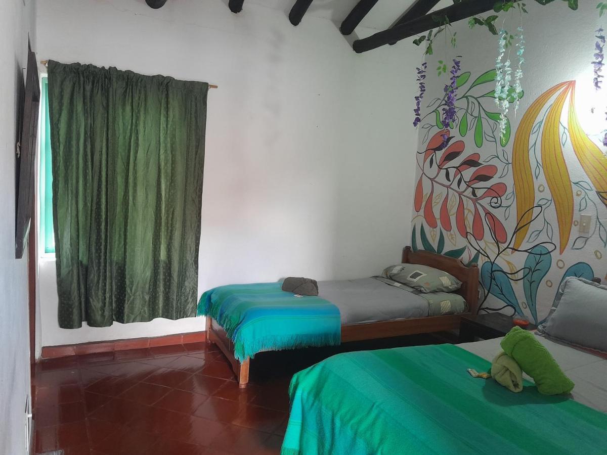 Alegria Hostel Villa de Leyva Buitenkant foto