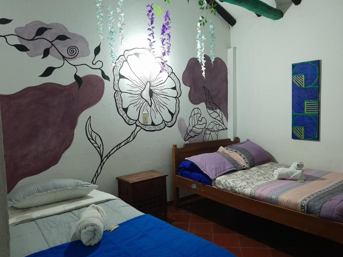 Alegria Hostel Villa de Leyva Buitenkant foto