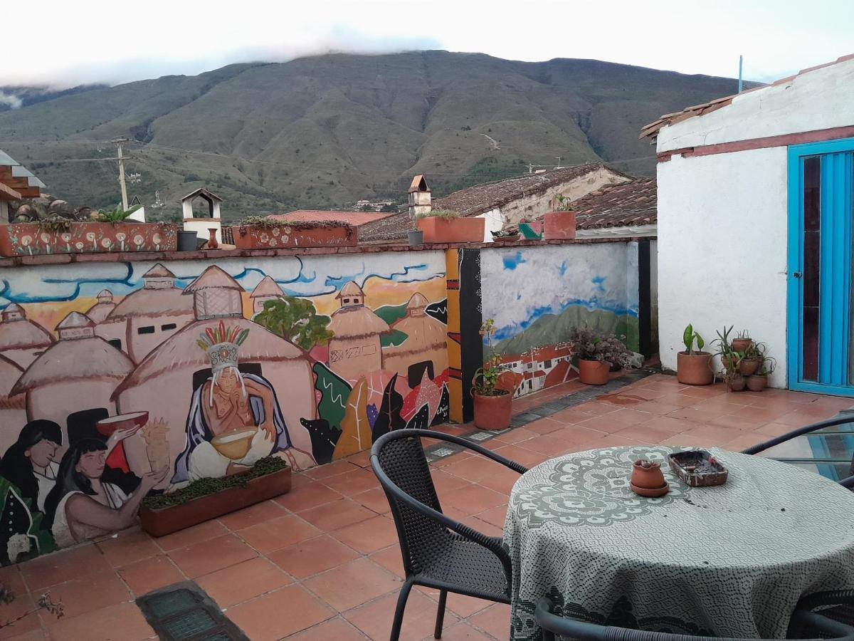Alegria Hostel Villa de Leyva Buitenkant foto